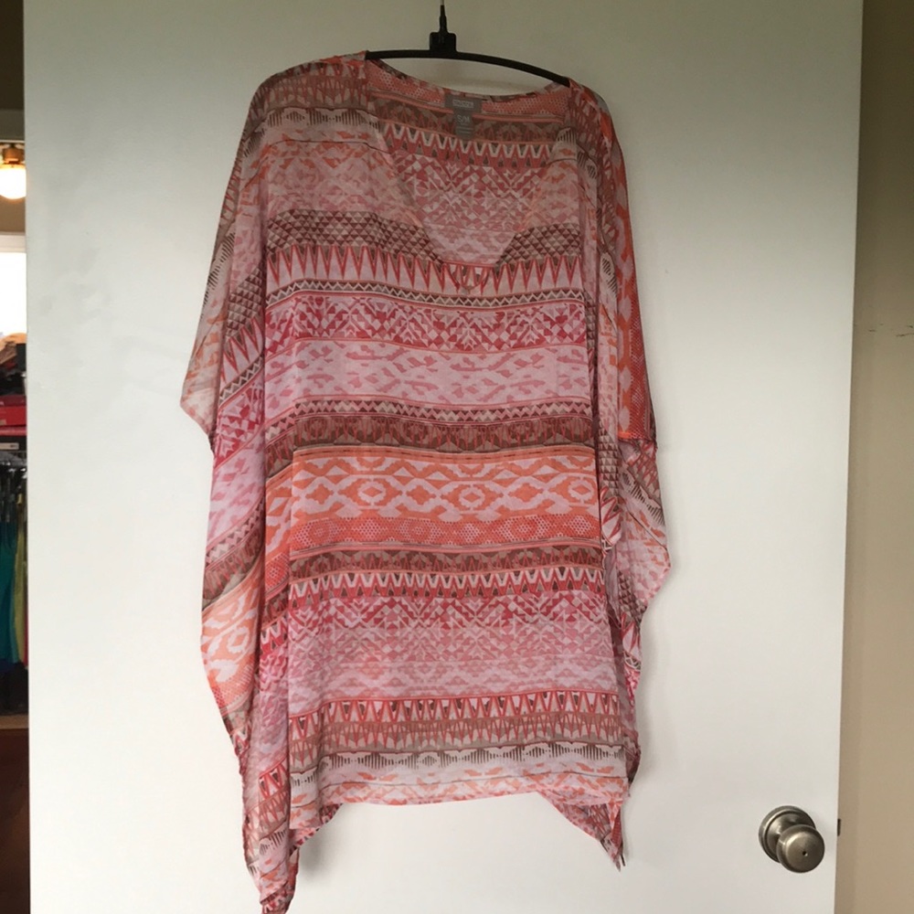 Sheer Blousy Tunic